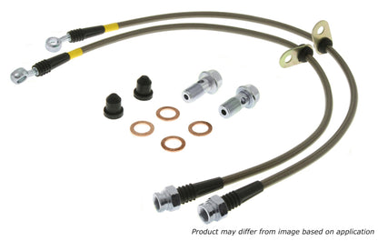 StopTech 04-08 Cadillac STS/XLR/XLR-V/SLS / 05-08 Corvette Stainless Steel Front Brake Line Kit