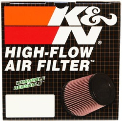 K&N Universal Rubber Filter-Round Tapered 2.5in Flange ID x 6in Base OD x 5in Top OD x 5in Height