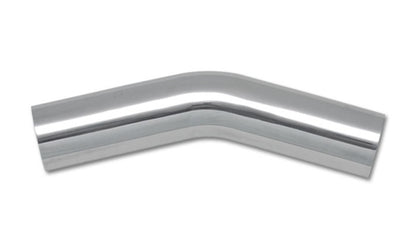 Vibrant 3.5in O.D. Universal Aluminum Tubing (30 degree Bend) - Polished