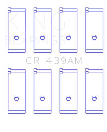 King Honda A18A1/A20A1/B20A3/BS1/ES/ET1-2 Connecting Rod Bearing Set