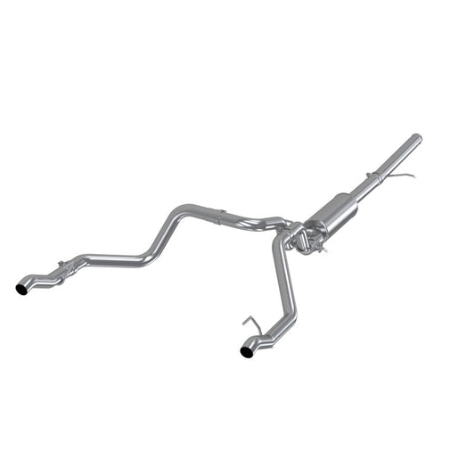 MBRP 2019 Chevrolet Silverado 1500 4.3L/5.3L 2.5in Cat Back Dual Rear Exit - Aluminized