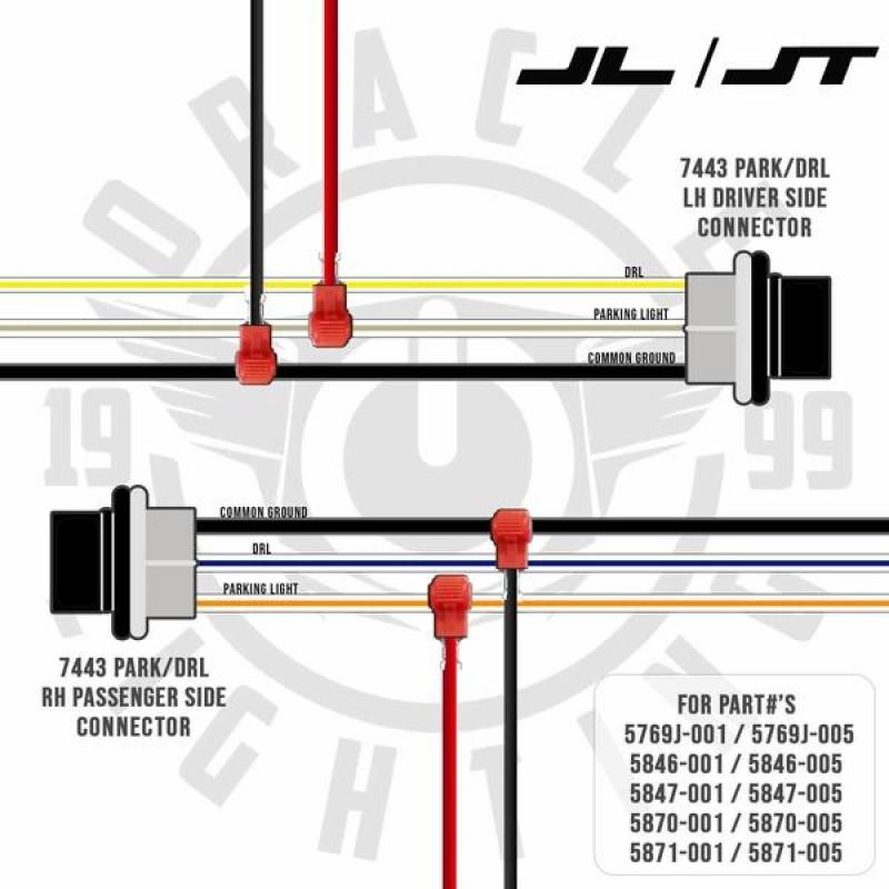 Oracle Pre-Runner Style LED Grille Kit for Jeep Wrangler JL - White SEE WARRANTY