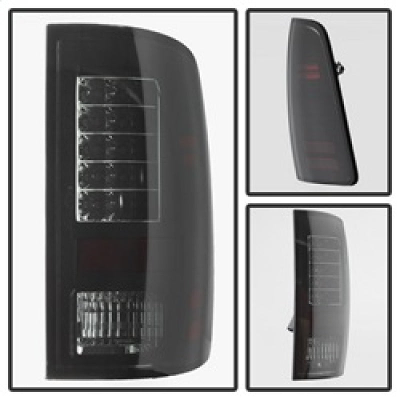 Spyder Dodge Ram 1500 09-14 LED Tail Lights Incandescent- Blk Smke ALT-YD-DRAM09-LED-BSM