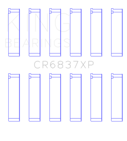 King Honda J30 / J35 Connecting Rod Bearing Set (Set of 6)