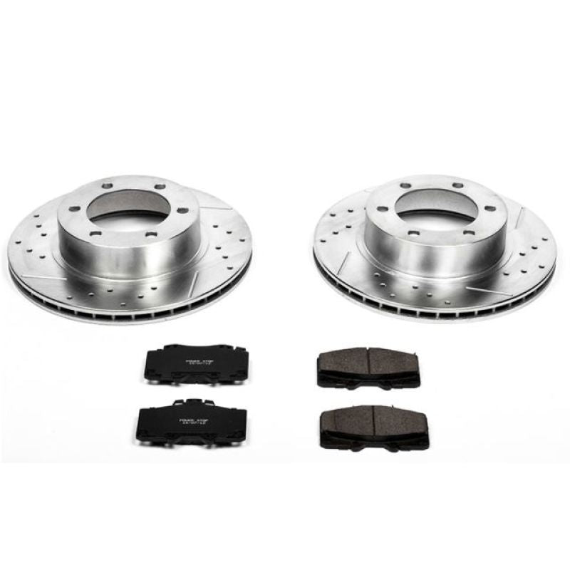 Power Stop 95-02 Toyota 4Runner Front Z23 Evolution Sport Brake Kit