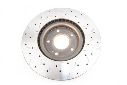 DBA 03-05 Evo 8/9 Front Drilled & Slotted 4000 Series Rotor