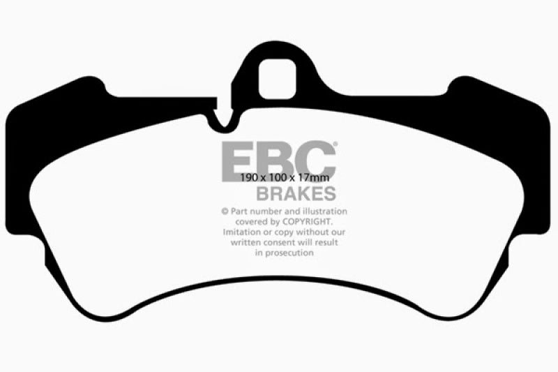 EBC 04-07 Porsche Cayenne 3.2 Yellowstuff Front Brake Pads