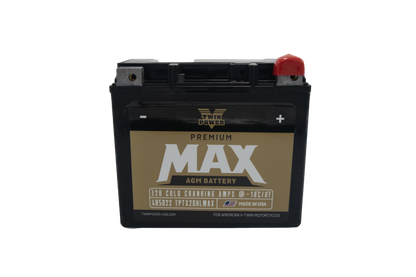 Twin Power GYZ-20HL Premium MAX Battery Replaces H-D 65989-97A Made in USA