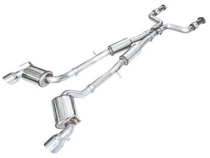 AWE 2023 Nissan Z RZ34 RWD Touring Edition Catback Exhaust System w/ Chrome Silver Tips