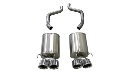 Corsa 2005-2007 Chevrolet Corvette (C6) 6.0L/6.2L Polished Sport Axle-Back Exhaust w/4.5in Tips