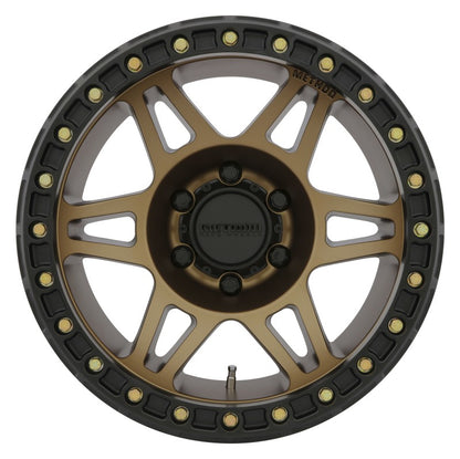 Method MR106 Beadlock 17x9 -44mm Offset 6x5.5 108mm CB Method Bronze w/BH-H24125 Wheel