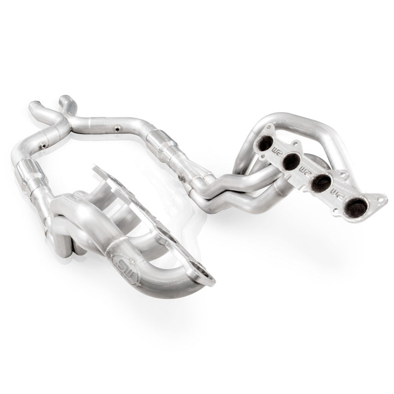 Stainless Works 2011-14 Mustang GT Headers 1-7/8in Primaries High-Flow Cats 3in X-Pipe