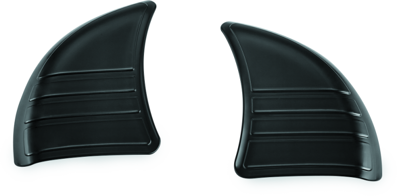 Kuryakyn Tri-Line Inner Fairing Cover Plates Gloss Black