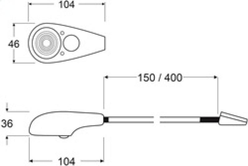 Hella Interiorlamp 400 Bic Md931V Black 2Ja