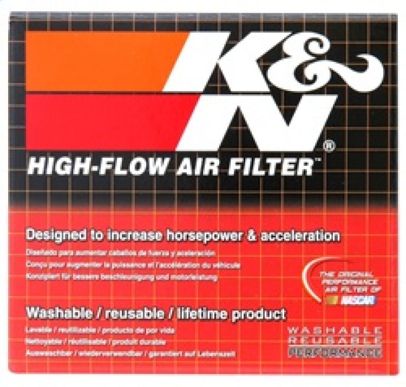 K&N Universal Chrome Filter 1 15/16 inch FLG / 3 inch Base / 2 inch Top / 3 inch Height