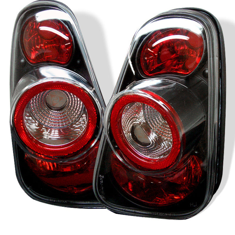 Spyder Mini Cooper 02-06/Cooper Convertibles 05-08 Euro Style Tail Lights Black ALT-YD-MC02-BK