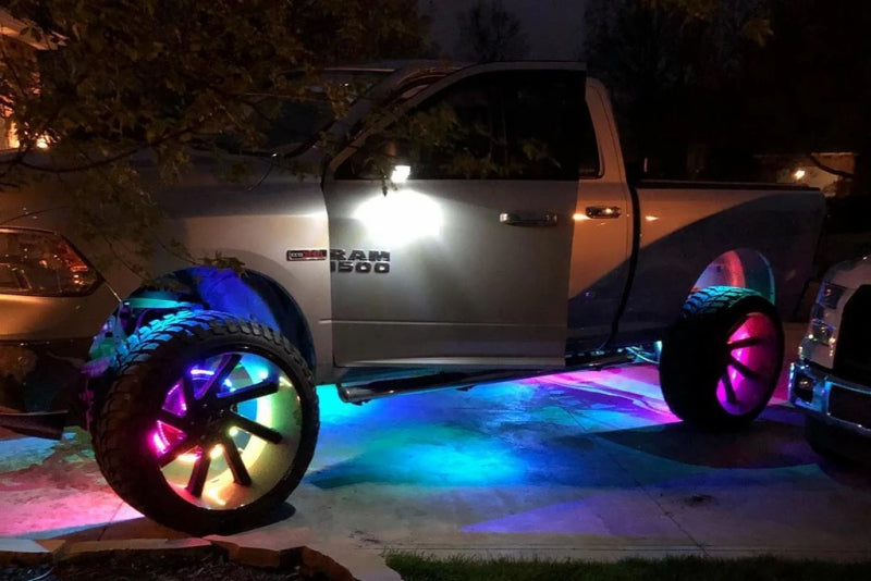 Oracle LED Illuminated Wheel Rings - ColorSHIFT Dynamic - ColorSHIFT - Dynamic SEE WARRANTY