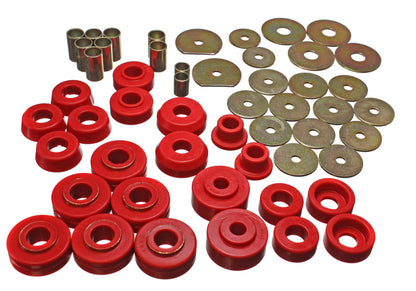 Energy Suspension 65-70 Impala/Caprice Red Body Mount Set