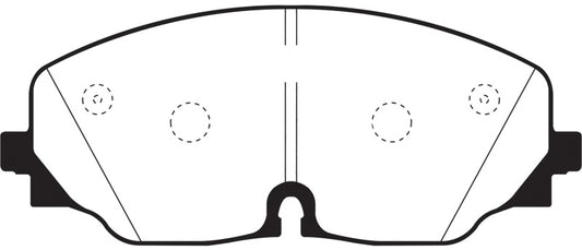 EBC 2017+ Volkswagen Atlas 2.0L Turbo Greenstuff Front Brake Pads