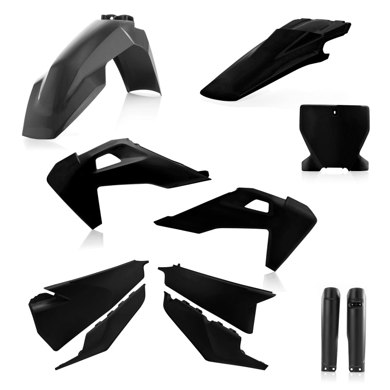 Acerbis 19-22 Husqvarna 125-450 TC/ FX/ FC/2019 TX300/ 20-22 TX300i Full Plastic Kit - Black