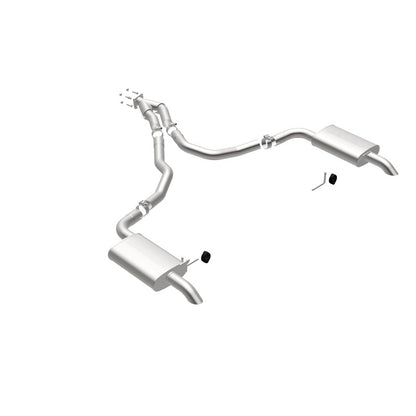 MagnaFlow 75-79 Chevy Corvette V8 5.7L Dual Split Rear Exit Stainless Cat-Back Perf Exhaust