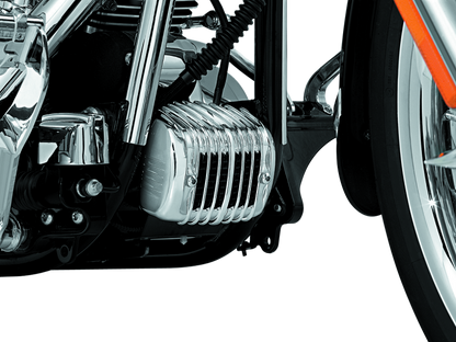 Kuryakyn Regulator Cover  01-17 Softail Chrome