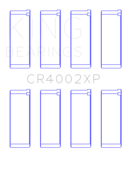 King Mazda B6/B6-T/ZM/B3/B5 (Size .026) Connecting Rod Bearings (Set of 4)