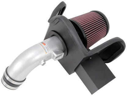 K&N 69 Series Typhoon Performance Intake Kit - Silver for 13-14 Nissan Altima 2.5L L4