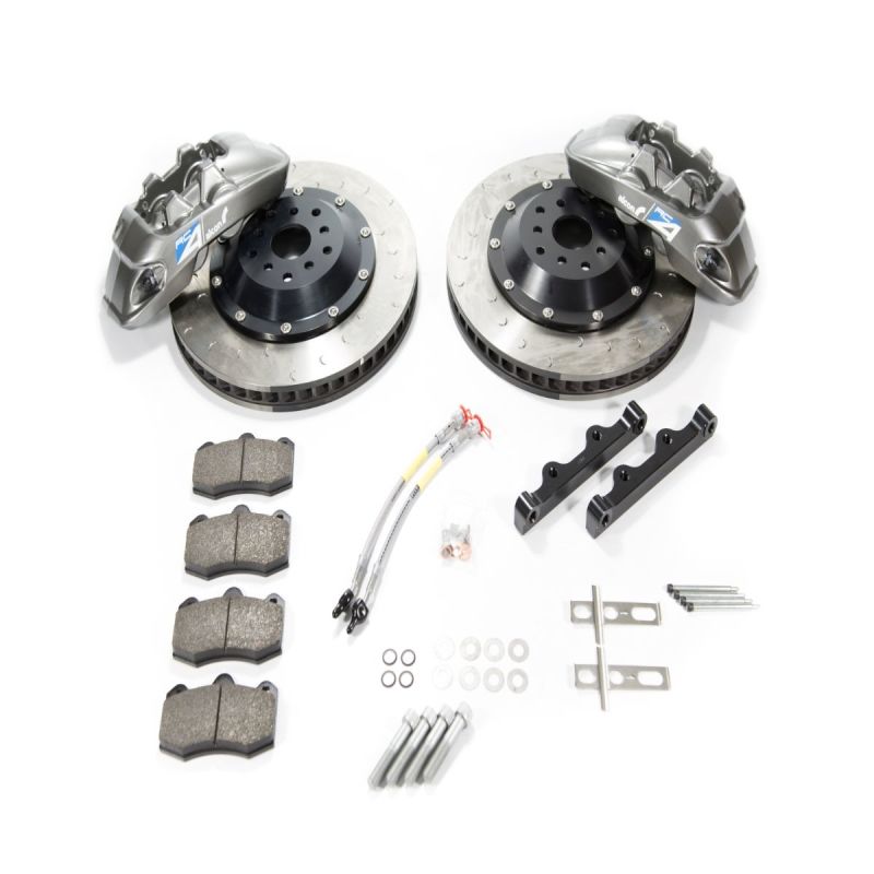 Alcon 2009+ Nissan GT-R R35 380x33mm Rotor Sky Blue 4 Piston Caliper RC4 Rear Axle Kit