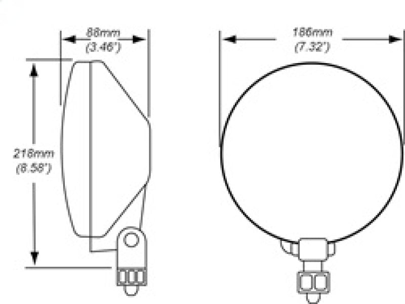 Hella 700FF H3 12V/55W Halogen Driving Lamp Kit