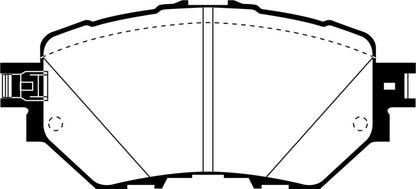 EBC 14+ Mazda 3 2.0 (Mexico Build) Yellowstuff Front Brake Pads