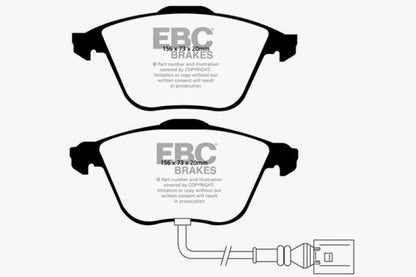 EBC 08-11 Volkswagen CC 3.6 Yellowstuff Front Brake Pads