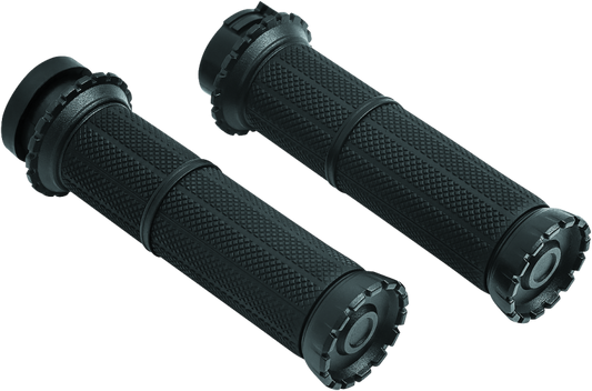 Kuryakyn Riot Grips Dual Cable Satin Black