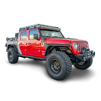 DV8 Offroad 07-18 Jeep Wrangler JK 4 DR / JL 2 DR & JT / 18+ Gladiator Roof Rack