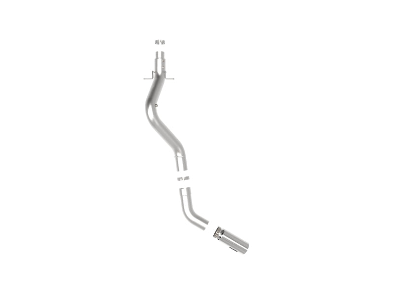 aFe Large Bore-HD 5 IN 409 SS DPF-Back Exhaust System w/Polished Tip 20-21 GM Truck V8-6.6L