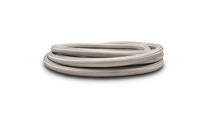 Vibrant -6 AN SS Braided Flex Hose (2 foot roll)