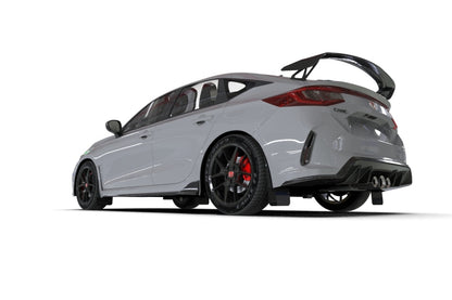 Rally Armor 23-24 Honda Civic Type R Black Mud Flap Grey Logo