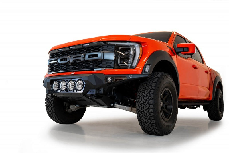 Addictive Desert Designs 2021+ Ford Raptor Bomber Front Bumper w/ 4 Rigid 360 6in Light Mounts