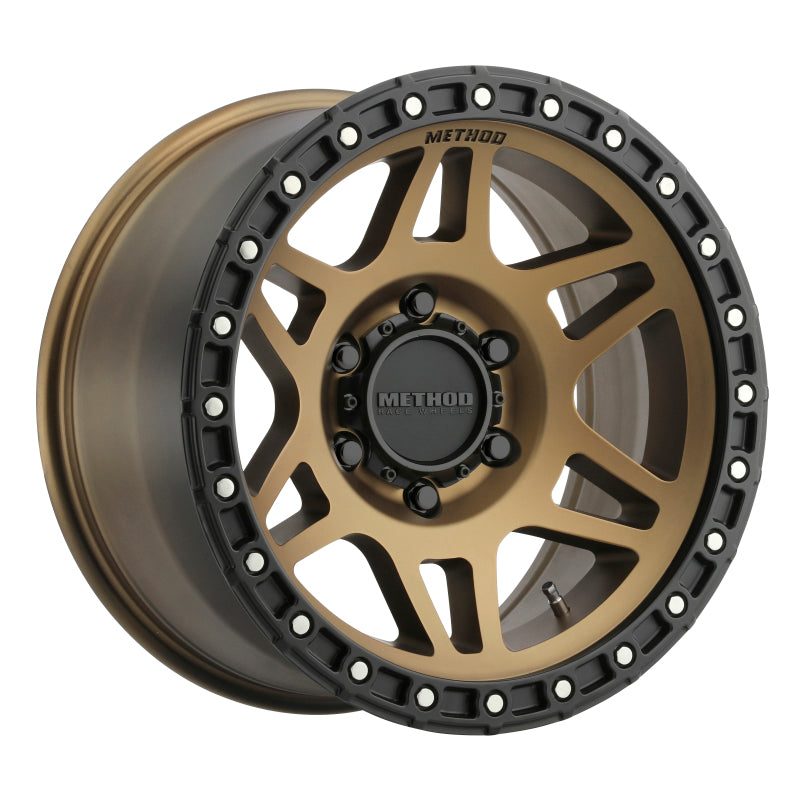 Method MR312 17x8.5 0mm Offset 6x5.5 106.25mm CB Method Bronze/Black Street Loc Wheel