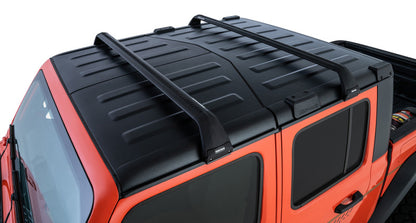 Rhino-Rack 07-22 Jeep Wrangler JK/JL 4 Door Hard Top Vortex SG 2 Bar Roof Rack - Black