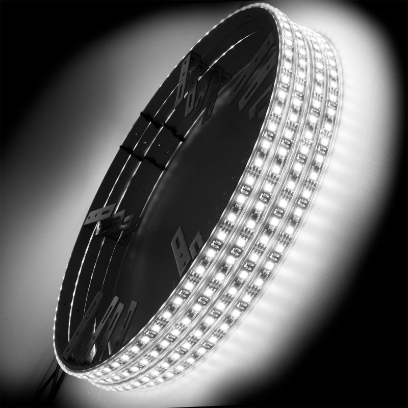 Oracle LED Illuminated Wheel Rings - White SEE WARRANTY